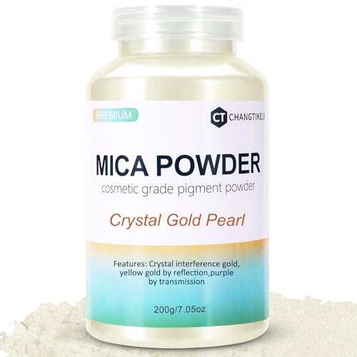 Opiniones y reviews de Fabricación de vidrio tintado Top 10. 47 Polvo de mica, 7.7 onzas (200 g), pigmento en polvo de mica de vidrio dorado para resina epoxi, brillo de labios, pintura de coche, tinte, fabricación de jabón, esmalte de uñas,...