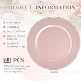 Zoom IMG-1 rewomc 24 sottopiatti rotondi con Zoom IMG-1 rewomc 24 sottopiatti rotondi con