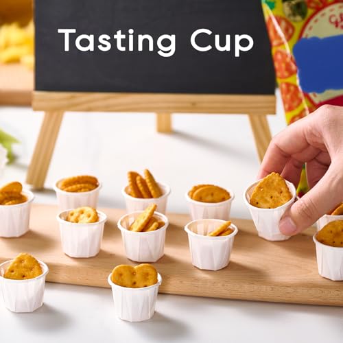 Image of LITOPAK 500 Pack 0.75 oz Disposable Condiment Cups, 3 /4 oz Sample Cups