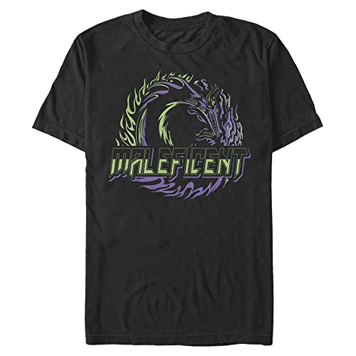 T-Shirt Disney Maléfique Coupe Tall Qui Coupe le Ventre et le Dos