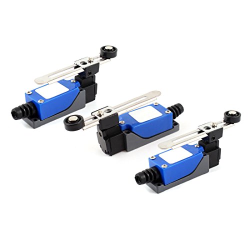 Interrupteur de fin de course ME-8108 SKEPPY AC 250V 5A à levier réglable lot de 3
