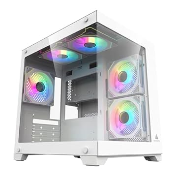 Gabinete Gamer Acegeek Vacancy L375 | Mid-Tower | Lateral de Vidro | Branco | AG-VACANCY-L375-WH