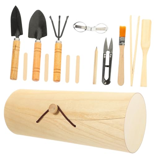 TOYANDONA Herramientas de Jardinería Herramientas Manuales Portátiles para Jardinería para Uso Interiores y Exteriores Kit