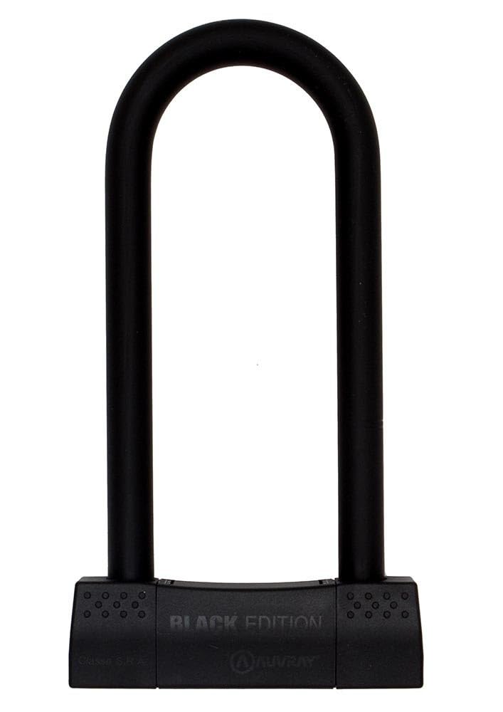 AUVRAY - Antivol Moto U ø18mm 85x230mm - Black Edition - Classé SRA - Antivol Deux Roues Solide et Fiable - Acier Cémenté - Anti Sciage et Crochetage