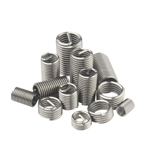 Inserts de filetage de fil de bobine hélicoïdale M8 pour taraudage aluminium