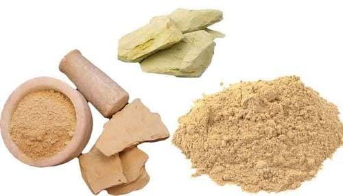 Image of Livshine Natural Multani Mitti | Stone Form | Fuller's Earth /Calcium Bentonite Clay | for All Skin Type | Face Pack And Hair Pack | (Powder 849 Gram, Powder)