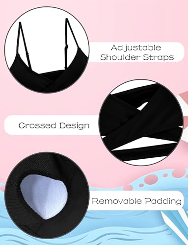 Happy Cherry 3 Piece Girls' Bikini Sets Kids Swimsuit Summer Beach Swimwear Set Quick Drying Surfing Swimsuits with Shorts2