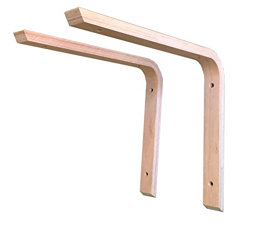 Preisvergleich Produktbild Sunload Holzkonsole aus Schichtholz 2 Stück (300 x 250 mm)