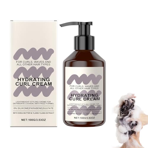 Crema hidratante para rizos hidratantes para rizos definidos y piel aclarada (shampooA) Cream - Rico cuidado para rizos definidos y piel aclarada (shampooA)