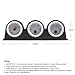 2'' 52MM Triple Gauge kit Tachometer RPM Water Temperature/Oil Press Pressure Gauge Car Meter BX100651