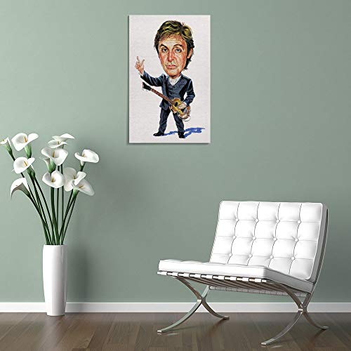 ASDYO Paul McCartney Poster sur toile Motif groupe de rock des Beatles 50 x 75 cm - Les Beatles, Paul McCartney, John Lennon, RIngo Starr, George Harrison ASDYO Paul McCartney Poster sur toile Motif groupe de rock des Beatles 50 x 75 cm – Image 6