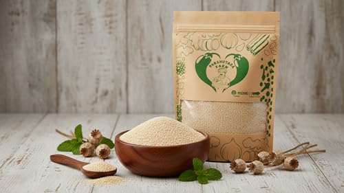 Image of Parshutara Farm Poppy Seeds 100g | 100% Natural Khas Khas | Premium Quality Khus Khus | Rich, Nutty Flavor | For Cooking, Sweets & Baking
