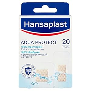 Hansaplast Aqua-Protect-pleisters, waterbestendig, 2 verschillende maten
