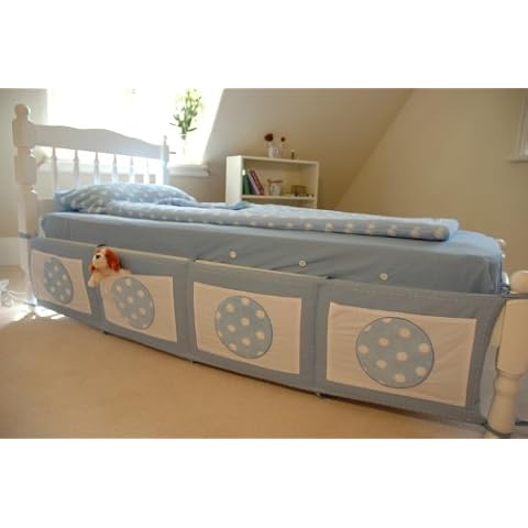 Bed Tidy Blue and White Spot Cover