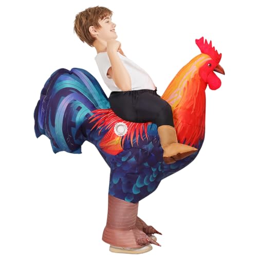 Disfraz Inflable de Pollo para Niños 55 pulgadas miniatura 4