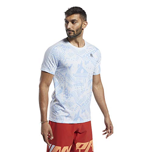 Reebok CrossFit Move Tee, Glass Blue Mel, L