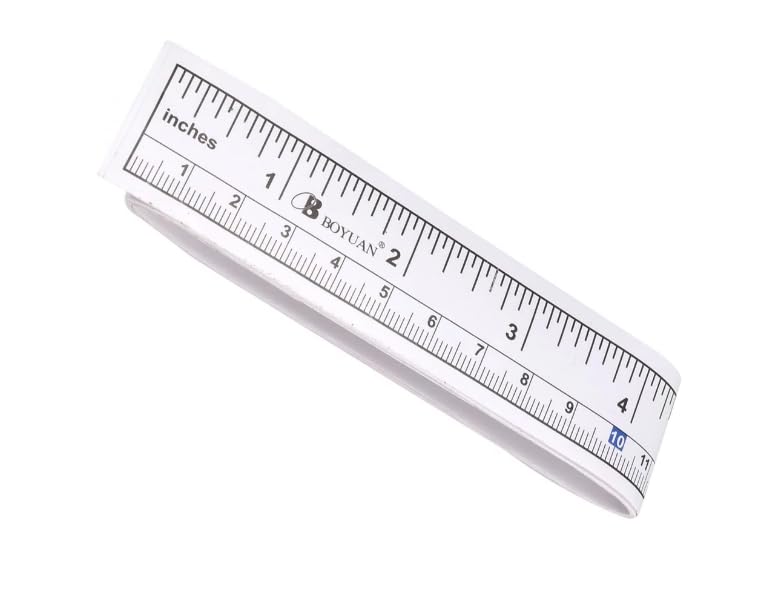 Cinta métrica adhesiva 36 pulgadas con doble escala miniatura 1