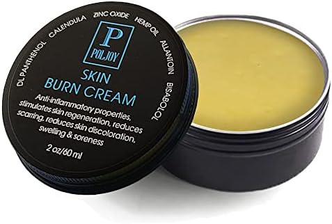 Skin Burn Cream Repair Natural - Post Burns Healing Remedy - Scar Care Promotes Recovery - Soothing First Degree Treatment - Sunburns Aid Fast Relief - Household & Vacation - Made in US