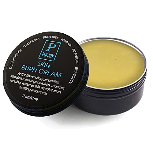 Skin Burn Cream Repair Natural - Post Burns Healing Remedy - Scar Care Promotes Recovery - Soothing First Degree Treatment - Sunburns Aid Fast Relief - Household & Vacation - Made In Us #TOP2