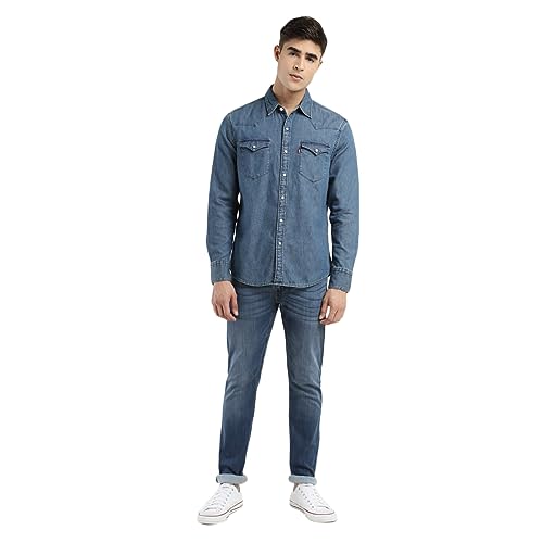 Image of Levi's Men's Cotton Regular Fit Solid Casual Shirt