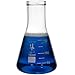 Glass Erlenmeyer Flask Set with Rubber Stoppers - 3 Sizes - 50, 150 and 250ml, Karter Scientific 214U8