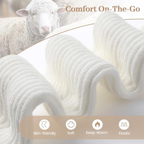 Pleneal 1/2 Pair Leg Warmers for Women, Fashion Warm Soft Knitted Leg Warmer 80s Accessories for Party Sports Yoga Dance2