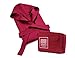 Produktbild Banzaii Bademantel aus 100% Mikrofaser mit Kapuze - Bademantel für Damen und Herren mit Tasche strapazierfähig und platzsparend - Größe M Bordeaux