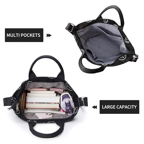 Image of KALIDI Corduroy Tote Bag, Large Slouchy Hobo Messenger Crossbody Bag