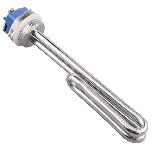 AIICIOO Heizelement 240v 1000w 1 Zoll BSP (DN25) Durchmesser 33.2mm Edelstahl mit Silikon-O-Ring