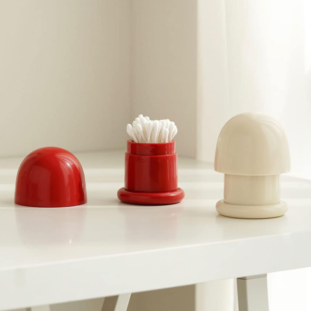 Fashion Desktop Toothpick Holder Plastic Creative Mushroom Toothpick Dispenser Reusable Portable Toothpick Container Home Hotel Chic