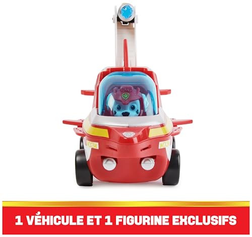 PAT' PATROUILLE PUPS Voiture + Figurine Marcus Voiture Pat Patrouille Marcus Figurine à Collectionner Thème Mer Et Aventures Sous Marines Paw Patrol Jouet Enfant + - vue 5