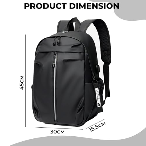 Image of Kraptick Laptop Backpack | Waterproof & Durable Laptop Bag for Office, Travel & College | Spacious & Lightweight Backpack | Fits 15.6 Inch Laptop | Multipurpose Laptop Bag for Men & Women