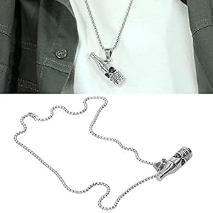 Fles hanger ketting, mannelijke ketting zal niet vervagen of oxidatie gemaakt van titanium staal materiaal voor feest…