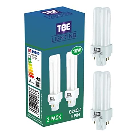 TBE LIGHTING 10w G24Q-1 CFL Lamp Pack of 2 Cover