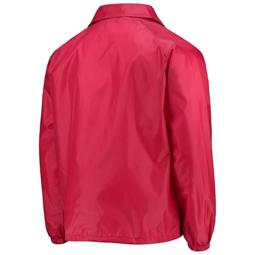 Image of Men's Royal Buffalo Bills Coaches Classic Raglan Full-Snap Windbreaker Jacket