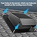 Roof Vent Cap 6 Inch,Roof Vents Cover Galvanized Steel Bathroom 6 Roof Exhaust Vent for Ventilation System-with Damper, Rainproof and Snowproof