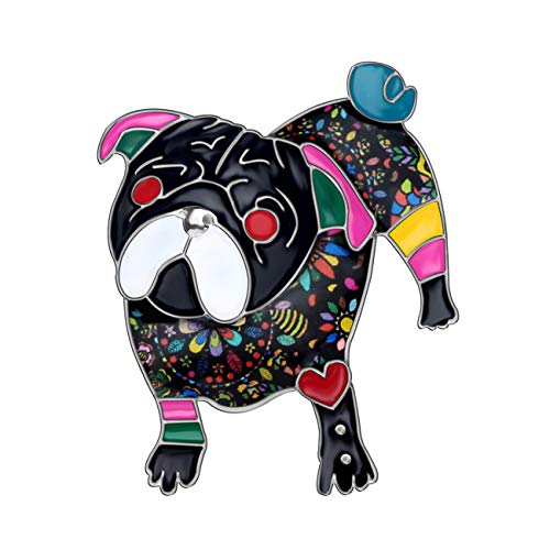 Regalo con ciondoli: la dimensione della spilla a forma di carlino è comoda e il design è una vera delizia per tutti gli amanti dei carlini. Adatto per un cappotto, un vestito, una camicia, anche una borsa. Bel regalo per donne, ragazze adolescenti, bambini o una donna speciale per la festa della mamma, San Valentino, Halloween, compleanni, vacanze, Ringraziamento e Natale