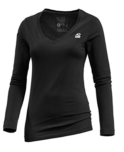 Nike - Maglietta da Donna, Maniche Lunghe, Scollo
