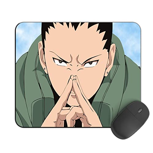 Image of Kirmada Printed Design Mouse Pad Shikamaru (200MM X 240 X 3MM) Enhance Gaming and Work Performance Comfortable and Precise Non-Slip Water Proof Naruto Mouse Pad.