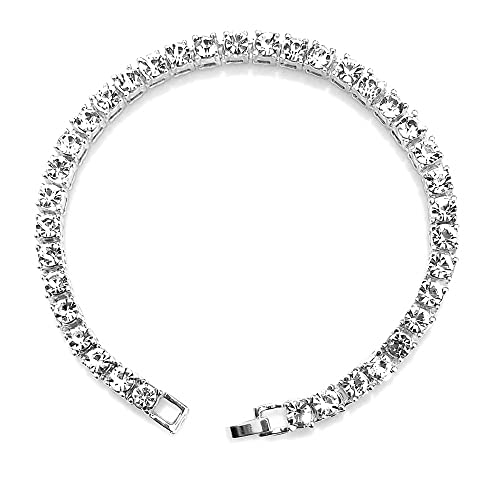 HH BLING EMPIRE 14K Gold and Silver Bracelets Diamond Tennis and Cuban Link Bracelet for Men Women Hip Hop Jewelry3