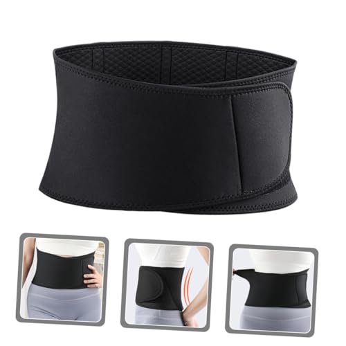 Faja abdominal soporte entrenamiento negra miniatura 2