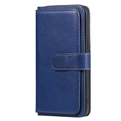 Custodia Per IPhone Pro Max Pelle Porta Carte Portatile Cellulare Cinturino CoverBlu16 Plus