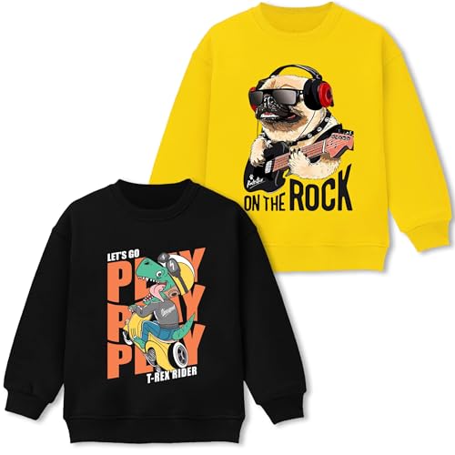 Image of TS LAVI TAVI Kids Winter Sweatshirt, Full Sleeve, Unisex, Fleece Material