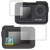 PDA工房 DJI Osmo Action 4 [保護フレーム装着あり] 対応 9H高硬度[光沢] 保護 フィルム [メイン用/サブ用] 日本製
