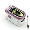 Finger Pulse Oximeter, Oxygen Monitor with Rechargeable, Accurate and Fast SpO2 and Heart Rate Monitor, for Home and Outdoor Sports