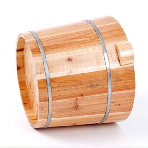 Tina de madera para pies, spa y masaje natural miniatura 5