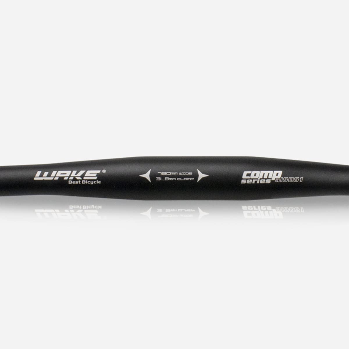 Guidon de vélo VTT 31,8 mm 780 mm en Alliage d'aluminium, Guidon Droit (Vert)