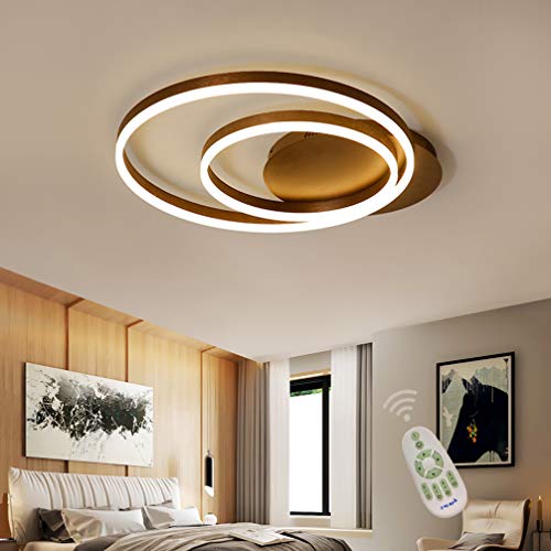 Lustre acrylique déco chambre et couloir grand plafonnier rond modulable moderne