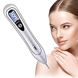 CGBF-Quitar Verrugas Plasma Pen Manchas Cara Eliminación, 9 Ajustable Modos y Spotlight Diseño, Recargable USB y Pantalla LCD, Quitar Verrugas/Pecas/Puntual