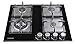INFINITON GGMCI-421 ENCIMERA DE Gas - Placa de Cristal - 4 Fuegos - Encendido electronico
